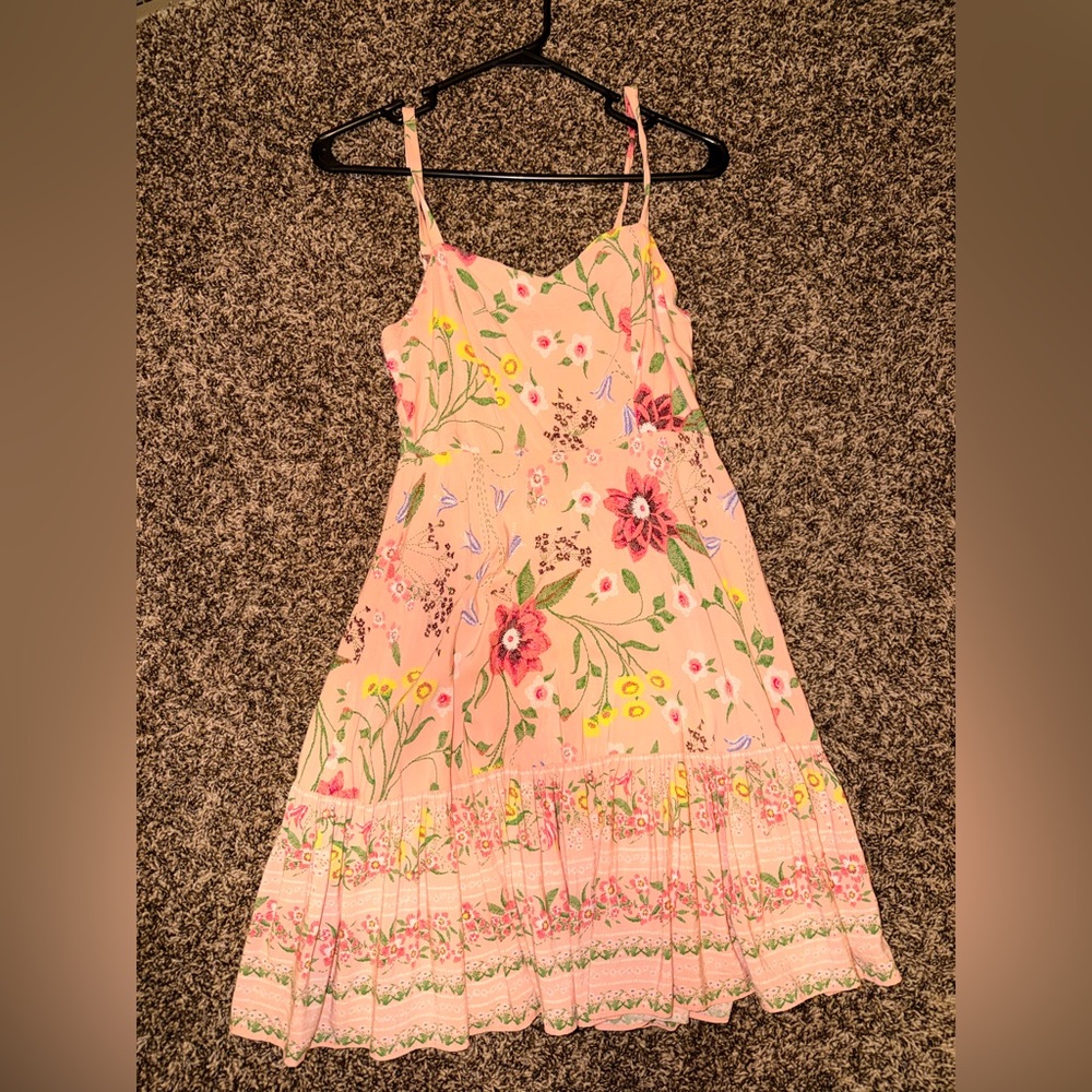 Pink Floral Dress